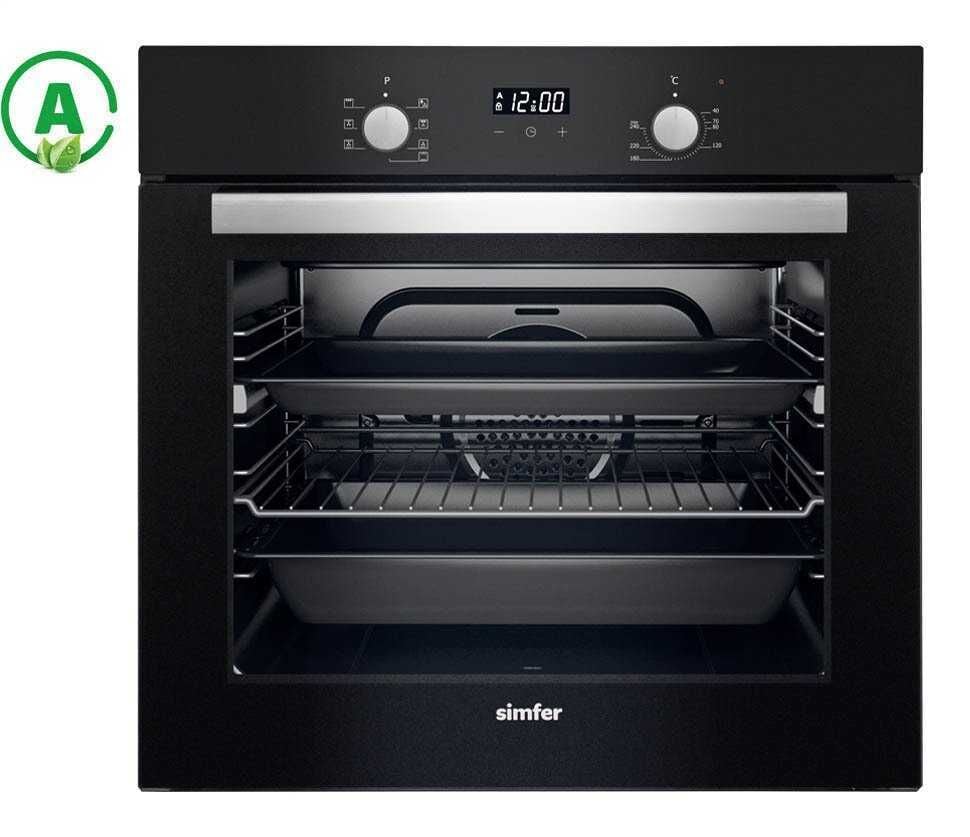 Simfer 7327 Siyah Cam Ankastre Fırın