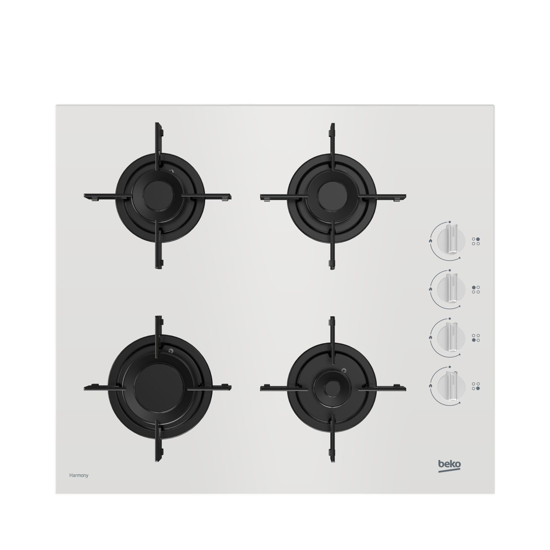 Beko BOCD T 6011 EHBD Gazlı Cam Tablalı Beyaz Ankastre Ocak