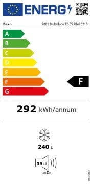 Beko 7081 MultiMode EI No Frost 8 Çekmeceli Derin Dondurucu
