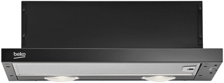 Beko P 40 S Siyah Cam Dekorlu Aspıratör