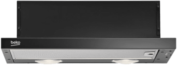 Beko P 40 S Siyah Cam Dekorlu Aspıratör