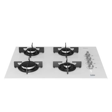 Beko Bocl T 6510 Eb Beyaz Cam Ankastre Ocak