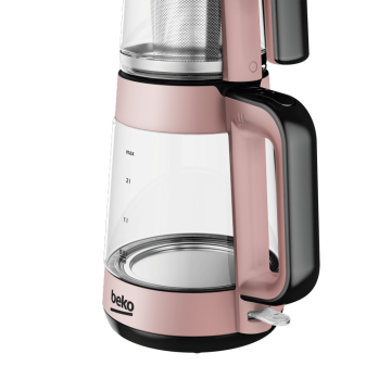 Beko CM 5964 Floral Rose 1900 W Cam Demlikli Çay Makinesi