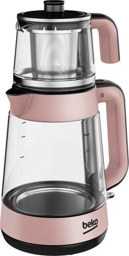 Beko CM 5964 Floral Rose 1900 W Cam Demlikli Çay Makinesi