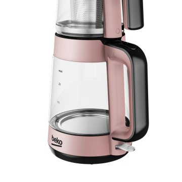 Beko CM 5964 Floral Rose 1900 W Cam Demlikli Çay Makinesi