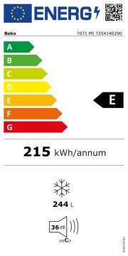 Beko 7071 MI 7 Çekmeceli Derin Dondurucu