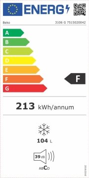 Beko 3106 G Sandık Tipi Derin Dondurucu