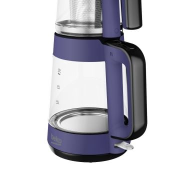 Beko CM 5964 Floral Violet 1900 W Cam Demlikli Çay Makinesi