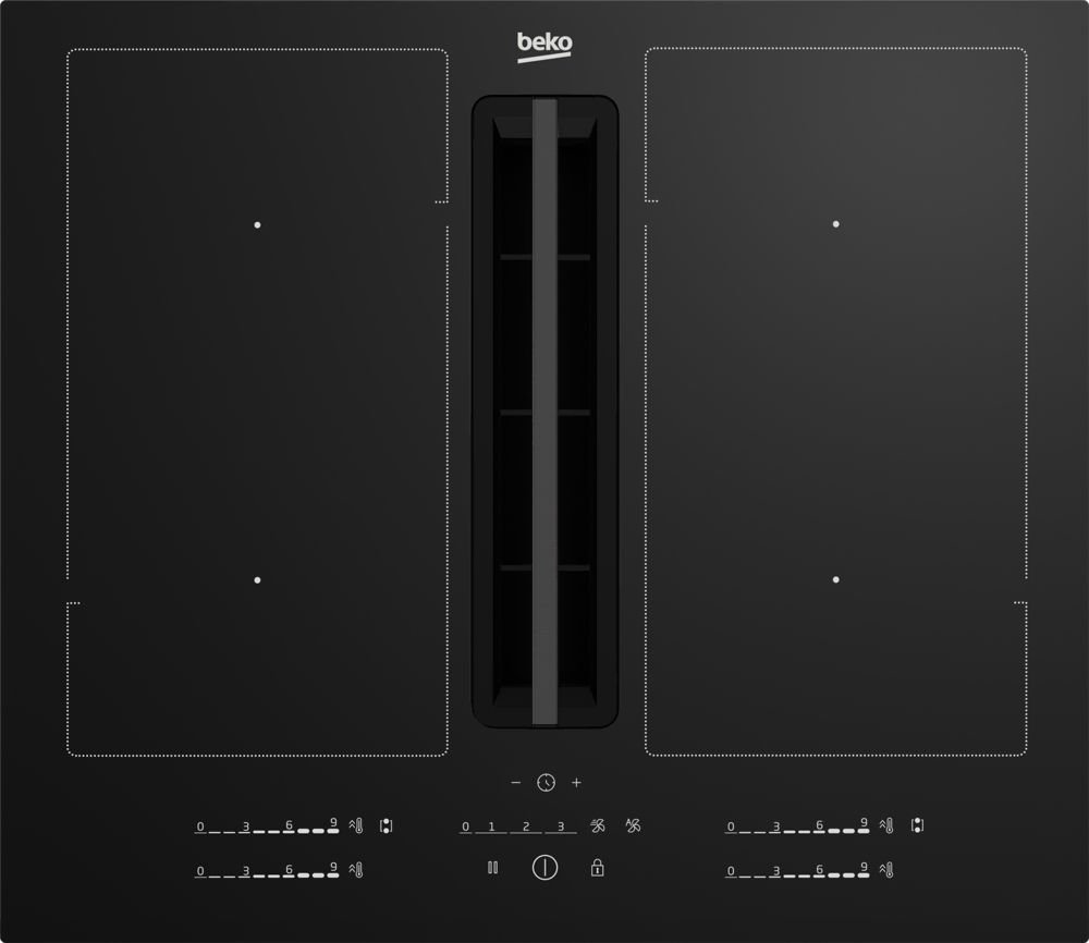 Beko BDOI 602 S Entegre İndüksiyonlu Davlumbazlı Ocak