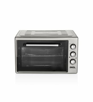 AKEL AF381L Lambalı Tavuk Çevirmeli Midi Fırın