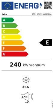 Beko 7371 JEI 7 Çekmeceli Inox Derin Dondurucu