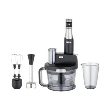 Fakir Speed Quadro Black Silver 1000 W Blender Seti