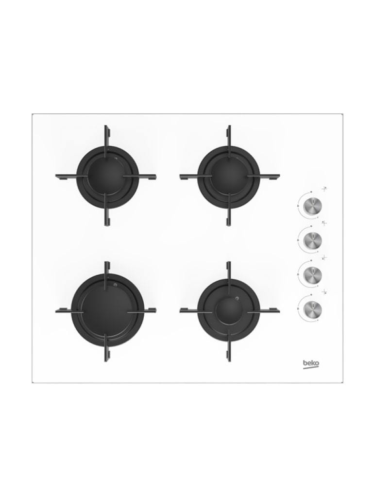 Beko Bstoc 827 B Beyaz Cam Set Üstü Ocak