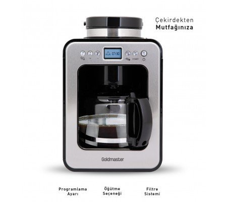 Goldmaster PC-3245 ProItaliano - Öğütücülü Filtre Kahve Makinesi