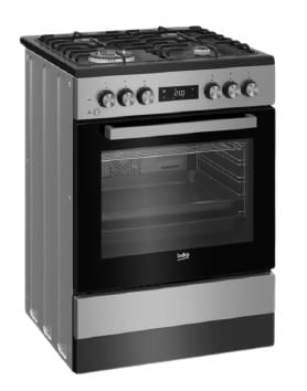 Beko BFM 410 EBG Gümüş Ocaklı Fırın