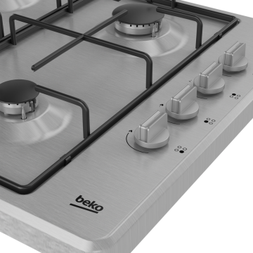 Beko BSOMD D 611EWI Wok Gözlü Inox Set Üstü Ocak