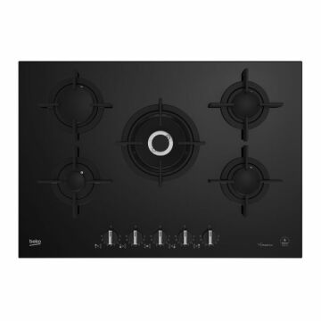 Beko BOCD T 7521 DWKS Wok Gözlü Siyah Cam Ankastre Ocak