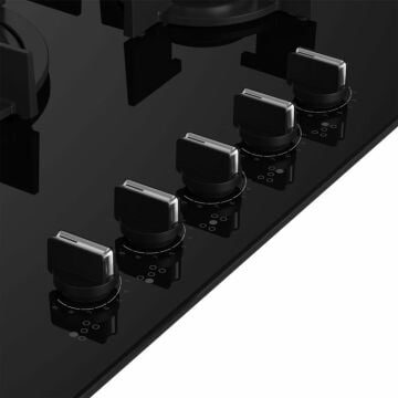 Beko BOCD T 7521 DWKS Wok Gözlü Siyah Cam Ankastre Ocak