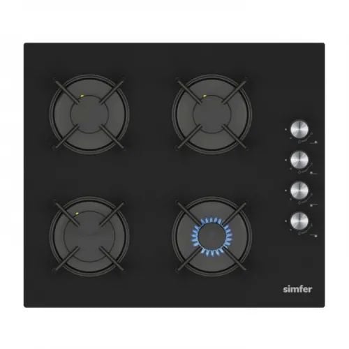 Simfer 3046 Siyah Cam Ankastre Ocak