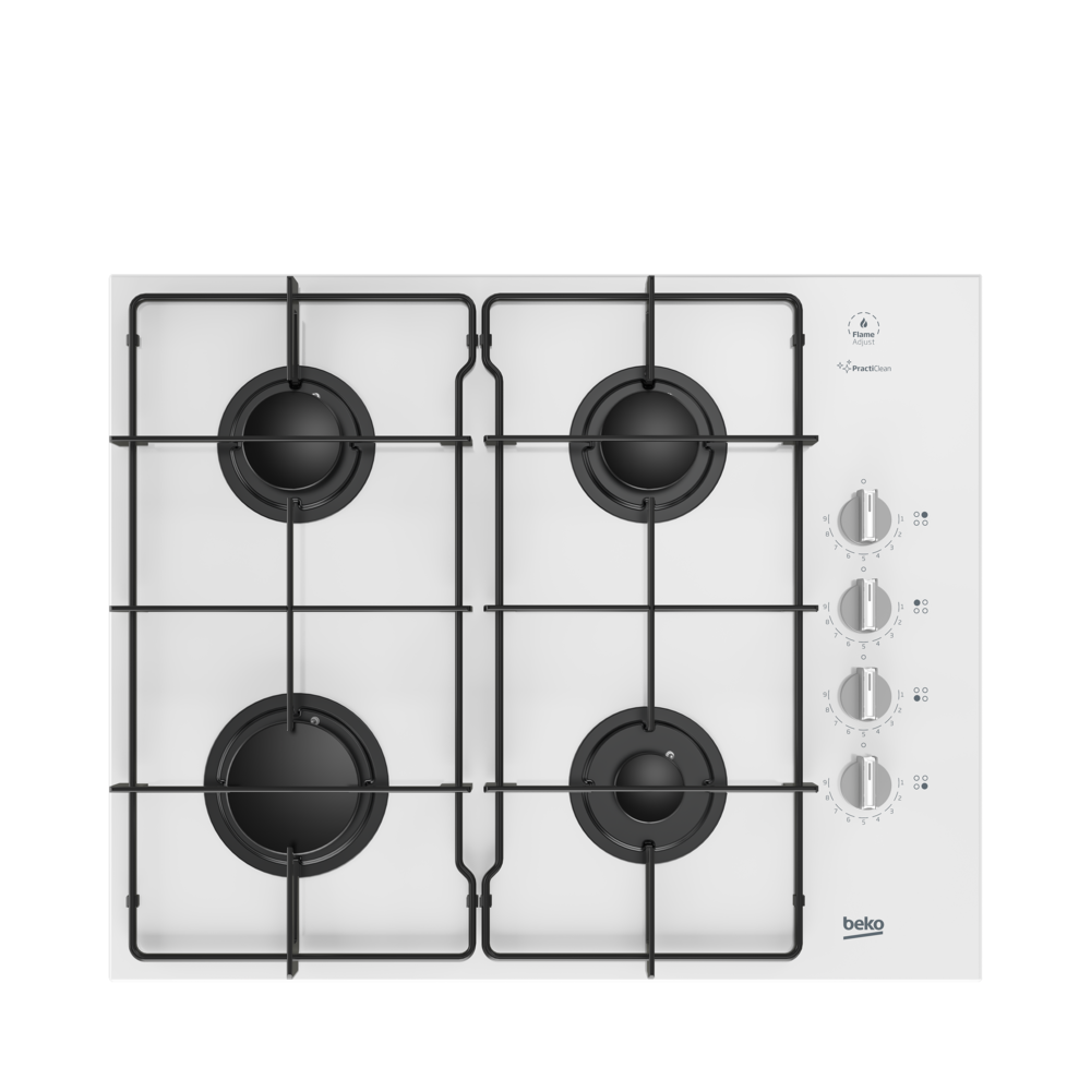 Beko BOCD D 6511 EKB Beyaz Cam Ankastre Ocak