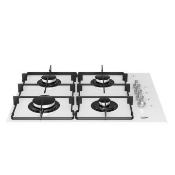 Beko BOCD D 6511 EKB Beyaz Cam Ankastre Ocak