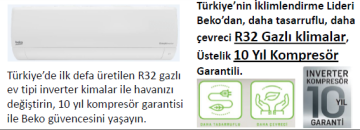 Beko 30725 A++ 7000 BTU Inverter Duvar Tipi Klima (R32 Gazlı)