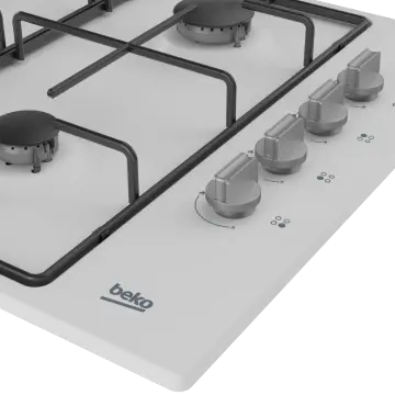 Beko BOMD D 6110 EB Beyaz Metal Ankastre Ocak