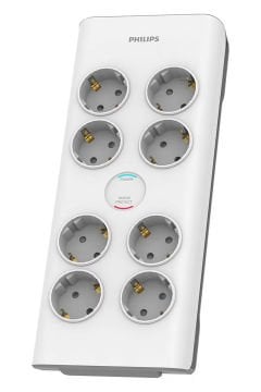 Philips 8'li Akım Korumalı Priz 900J (2M)