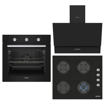 Simfer Turbo Siyah Mekanik Set (8203 - 3046 - 8708)