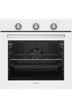 Simfer 8202 Beyaz Cam Mekanik Ankastre Fırın