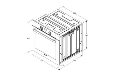 Simfer 8202 Beyaz Cam Mekanik Ankastre Fırın