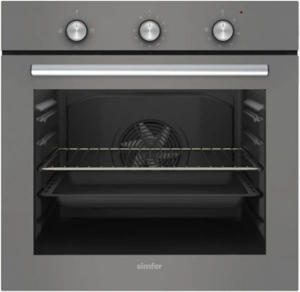 Simfer 8224 Gri Mekanik 4 Fonkisyon Ankastre Fırın