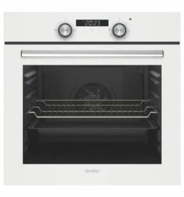 Simfer 8204 4 Fonksiyonlu Beyaz Cam Ankastre Fırın