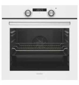 Simfer 8204 4 Fonksiyonlu Beyaz Cam Ankastre Fırın