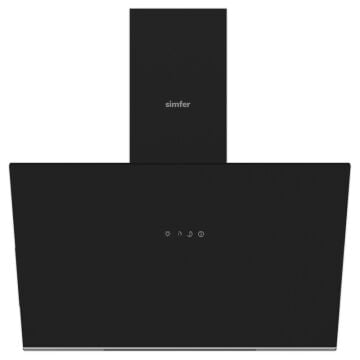 Simfer 8721 Siyah Duvar Tipi Davlumbaz