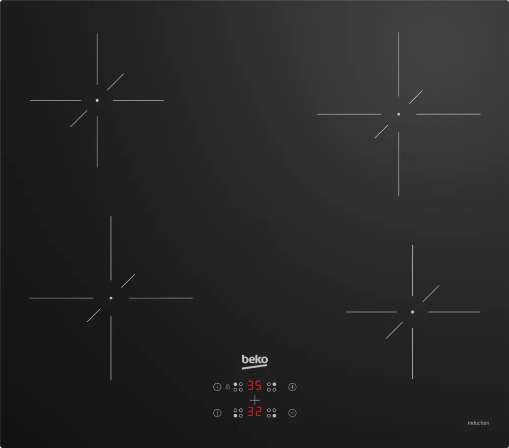 Beko BOI 6022 S Siyah Cam İndüksiyonlu Ankastre Ocak