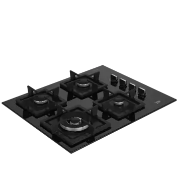 Beko BOCD K 6510 DWYS Siyah Wok Gözlü Cam Ankastre Ocak