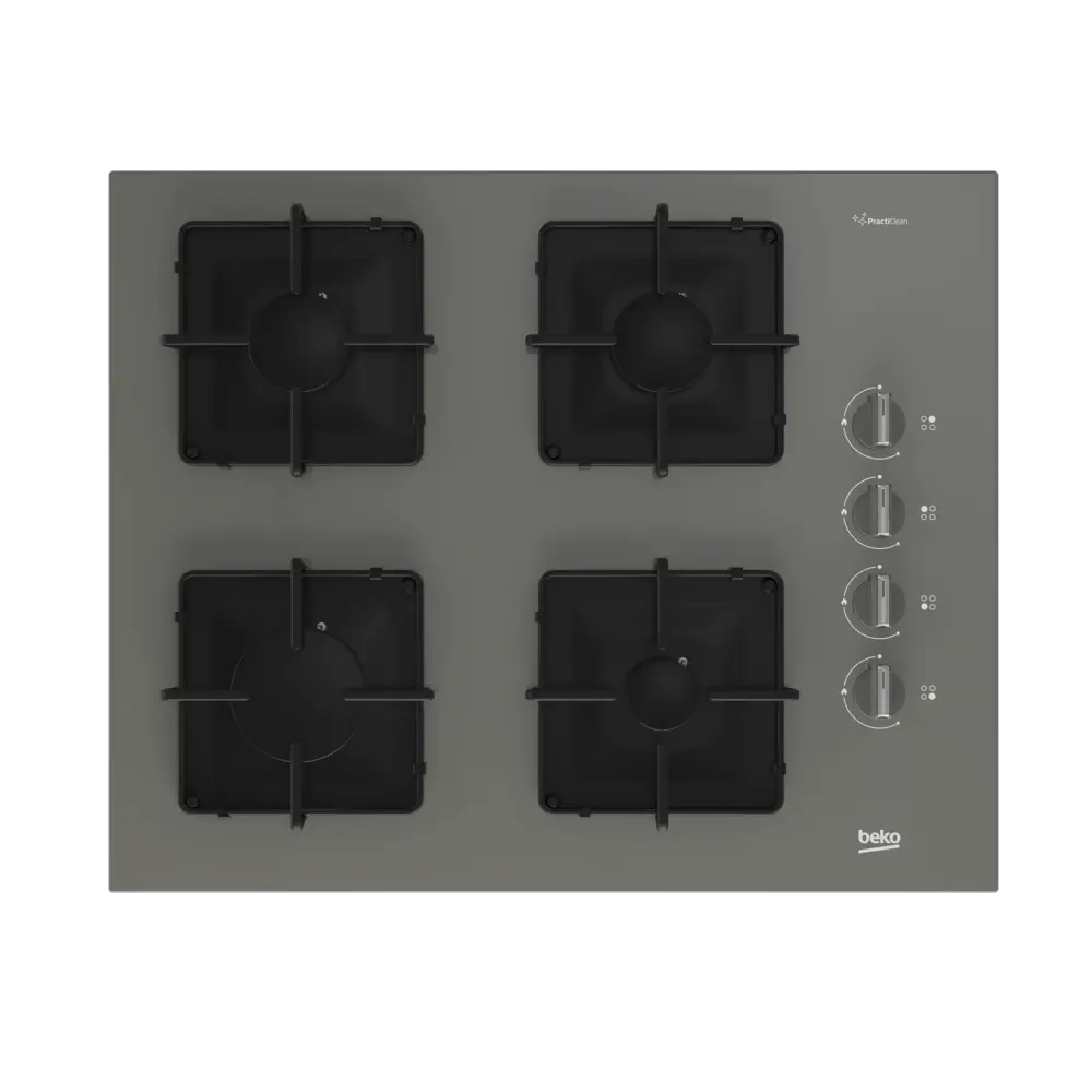Beko BOCD K 6510 EG Gri Cam Ankastre Ocak