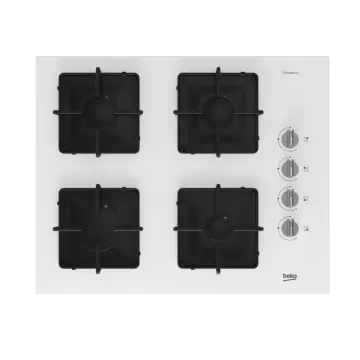 Beko BOCD K 6510 EB Beyaz Cam Ankastre Ocak