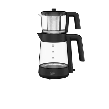 Beko CM 5587 B Floral XL Cam Çay Makinesi