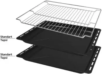 Simfer 7352 Gri 6 Fonksiyon Ankastre Fırın